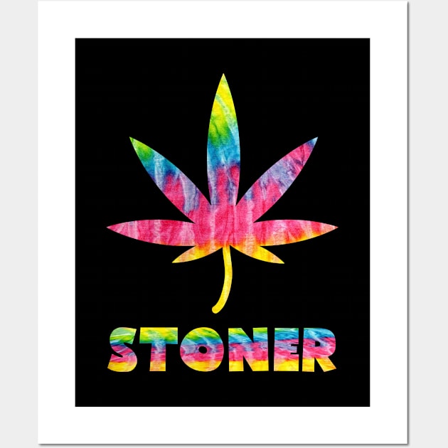 Stoner Tie Dye Wall Art by SpaceManSpaceLand